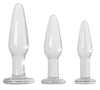 Adam & Eve Glass Anal Training Trio